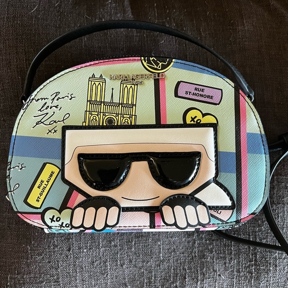 Karl Langerfeld Cross body bag with removalable strap - Picture 1 of 7